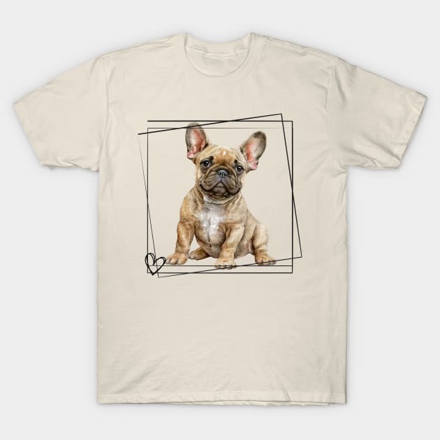 Love my French Bulldog T-Shirt by ThePawPrintShoppe